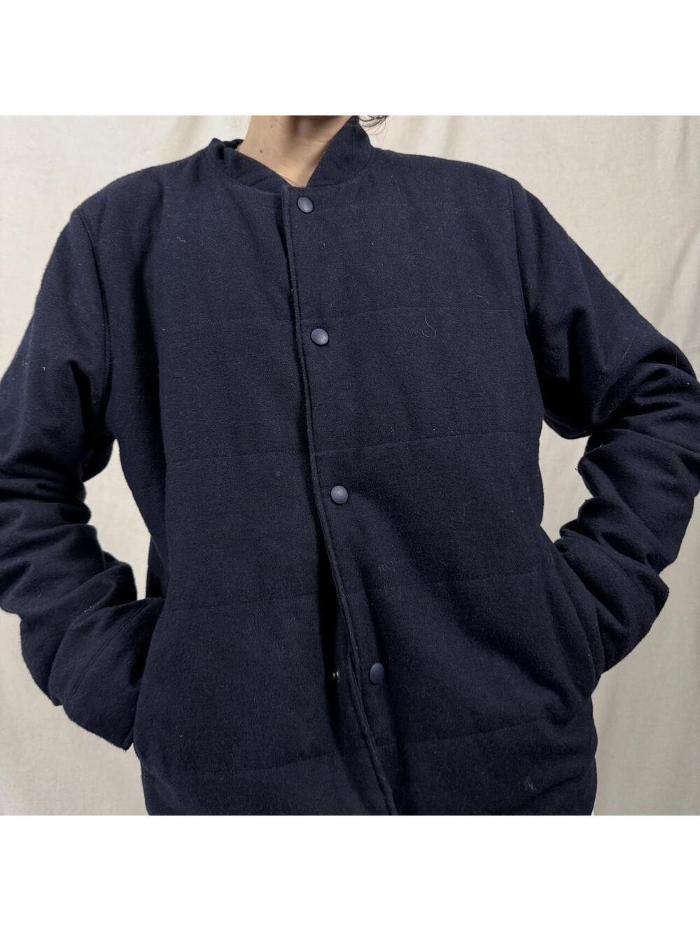 Patagonia wool quilted bomber jacket
